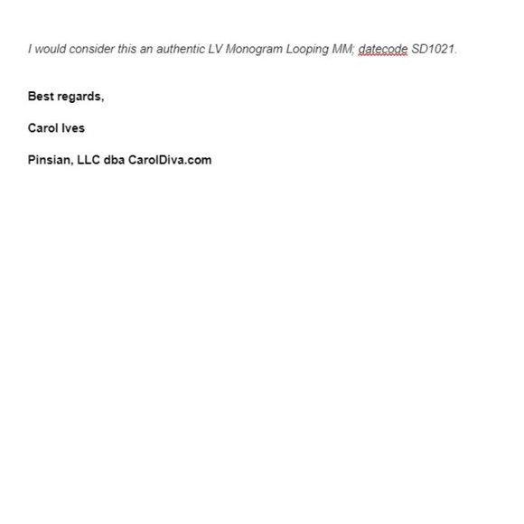 authentic Louis Vuitton Shoulder Bag Looping MM - Picture 11 of 14